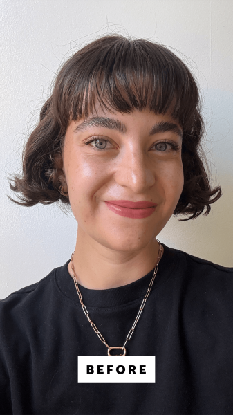 Felbin before applying the Nars The Multiple